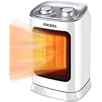FOCHEA Calefactor Eléctrico Cerámico 1800W Bajo Consumo Calentador de Aire Caliente y Frio Portátil con Oscilación…